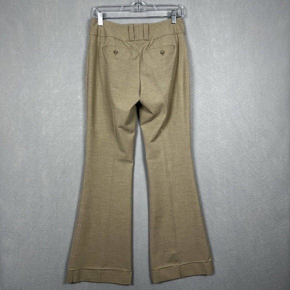 The Limited Cassidy Trouser Pants Size 2 Tan Wide Leg Workwear 33" inseam - Picture 10 of 11